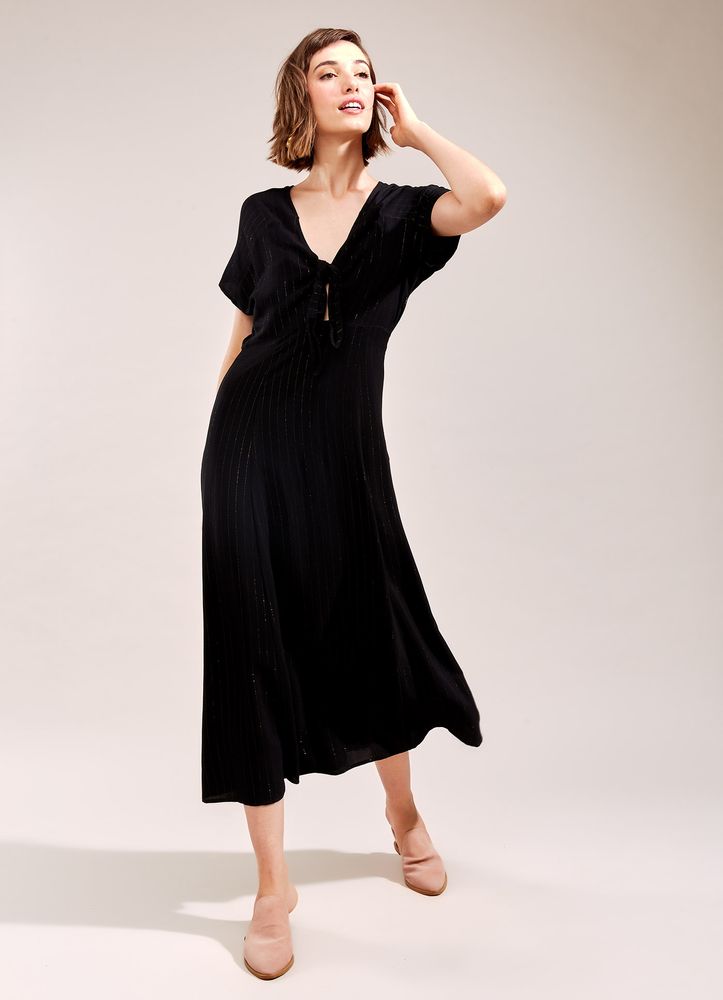 Vestido Nó Risca Lurex PRETO Vestido Nó Risca Lurex PRETO