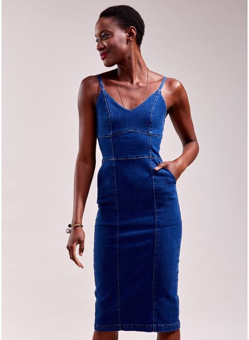 vestido jeans cantão