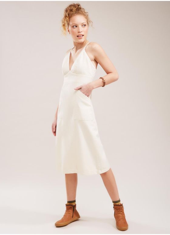 vestido branco cantao