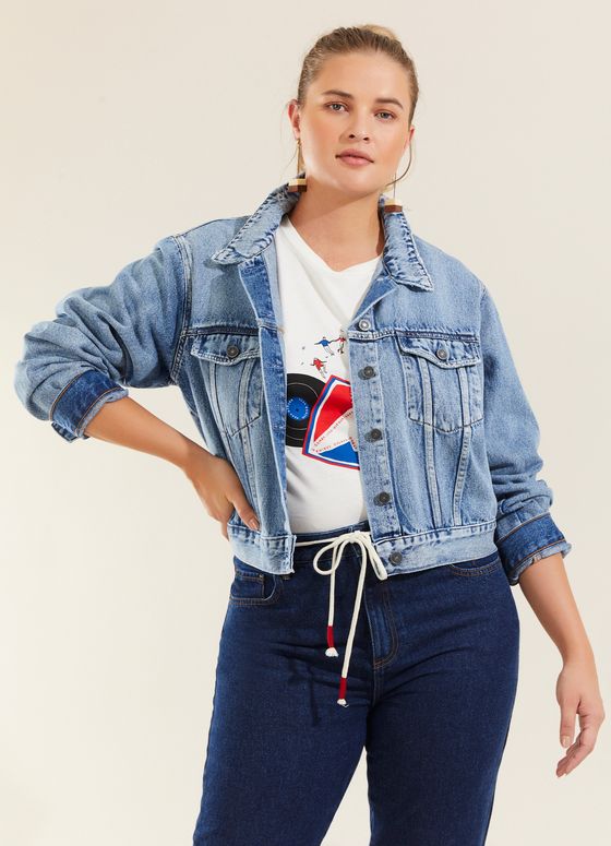jaqueta jeans cantao