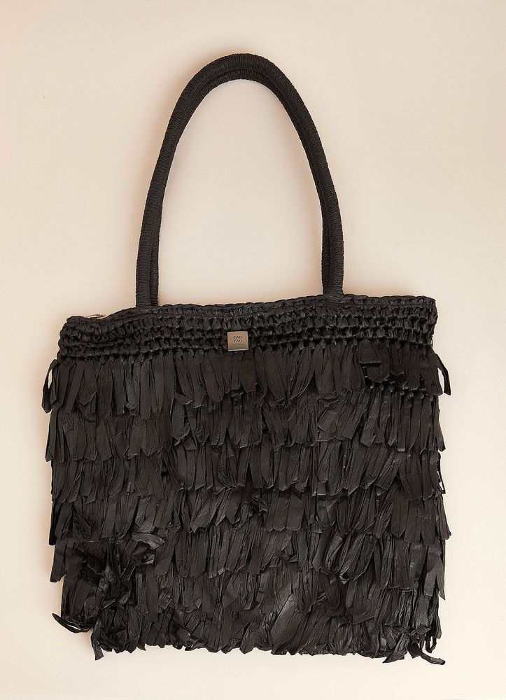 raffia fringe bolsa