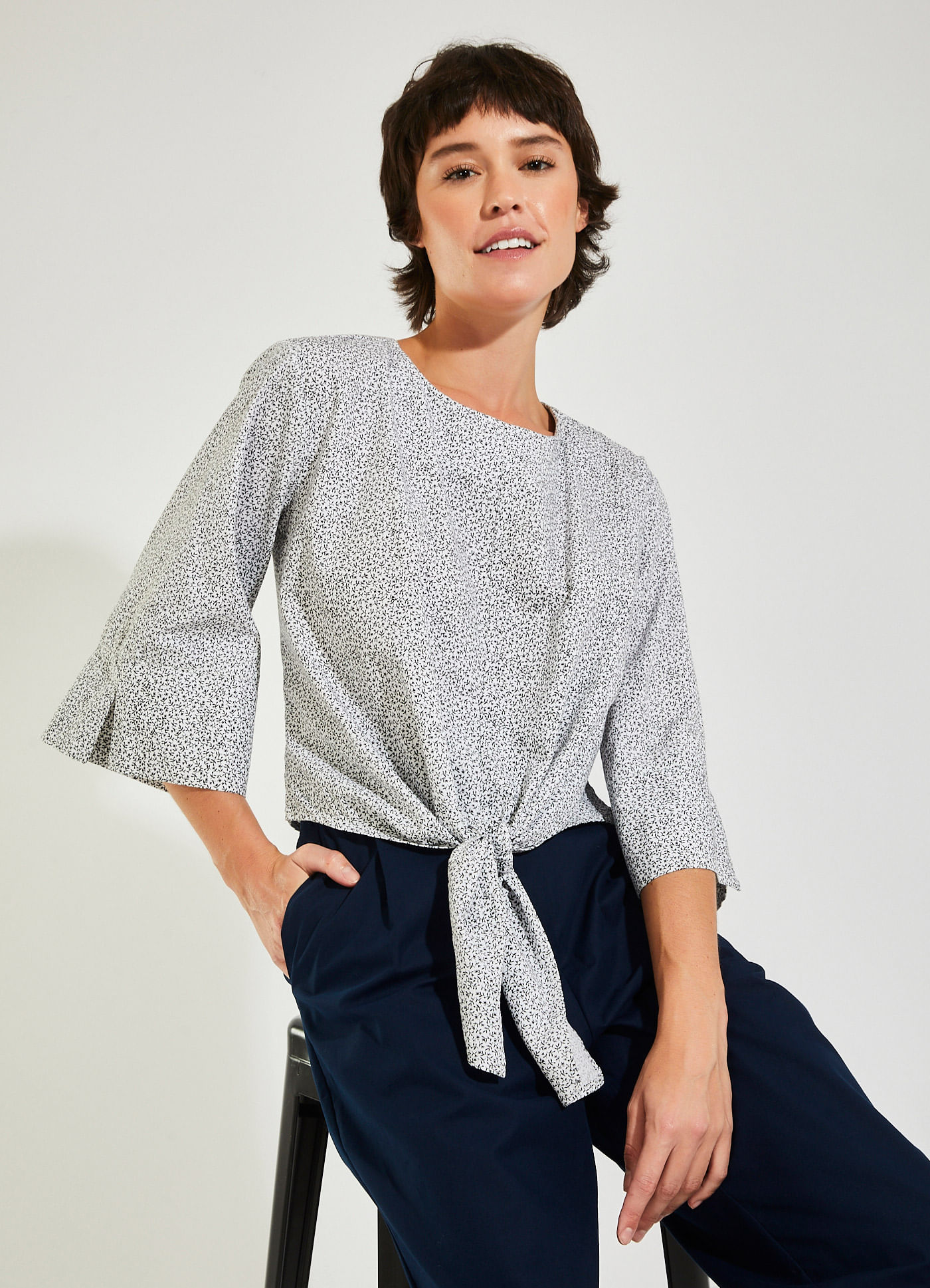 blusa de florzinha