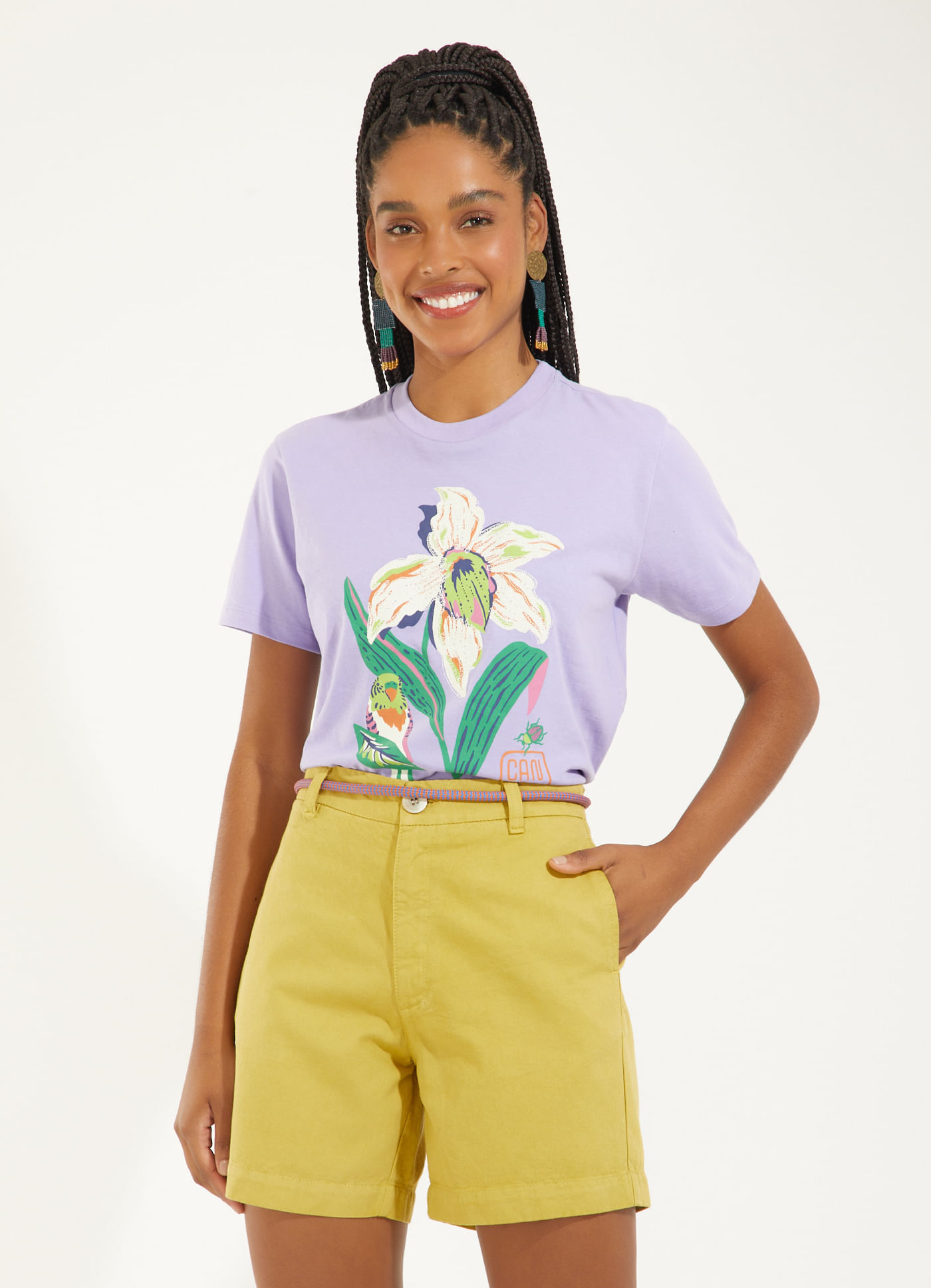 T-Shirt Happy - T-Shirt Flor do Campo