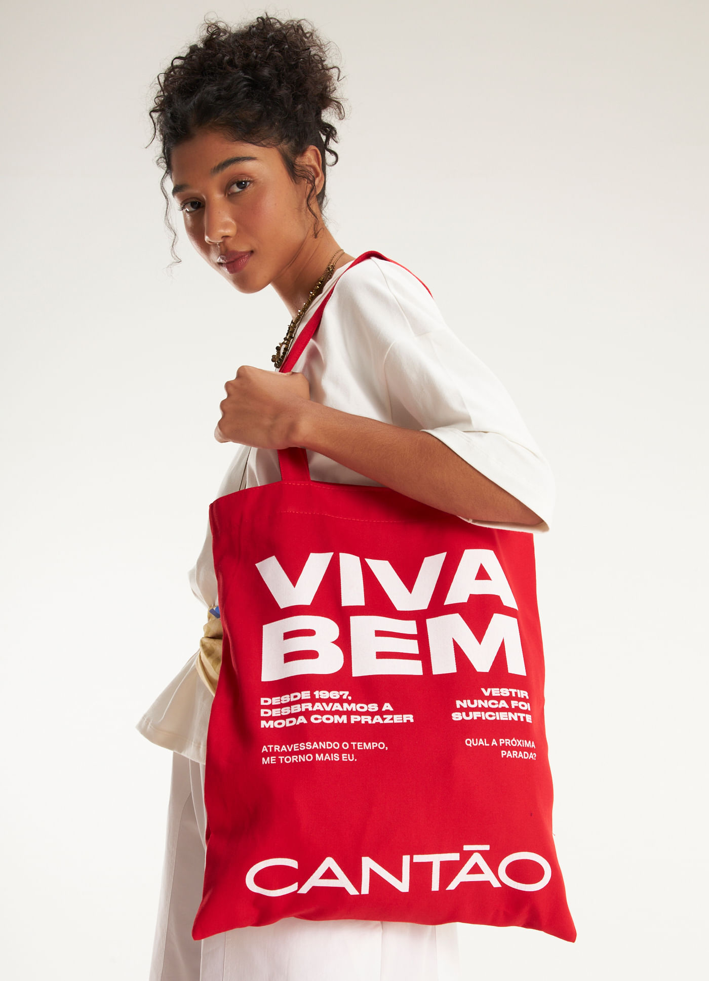 Bolsa ecobag cantão vermelho