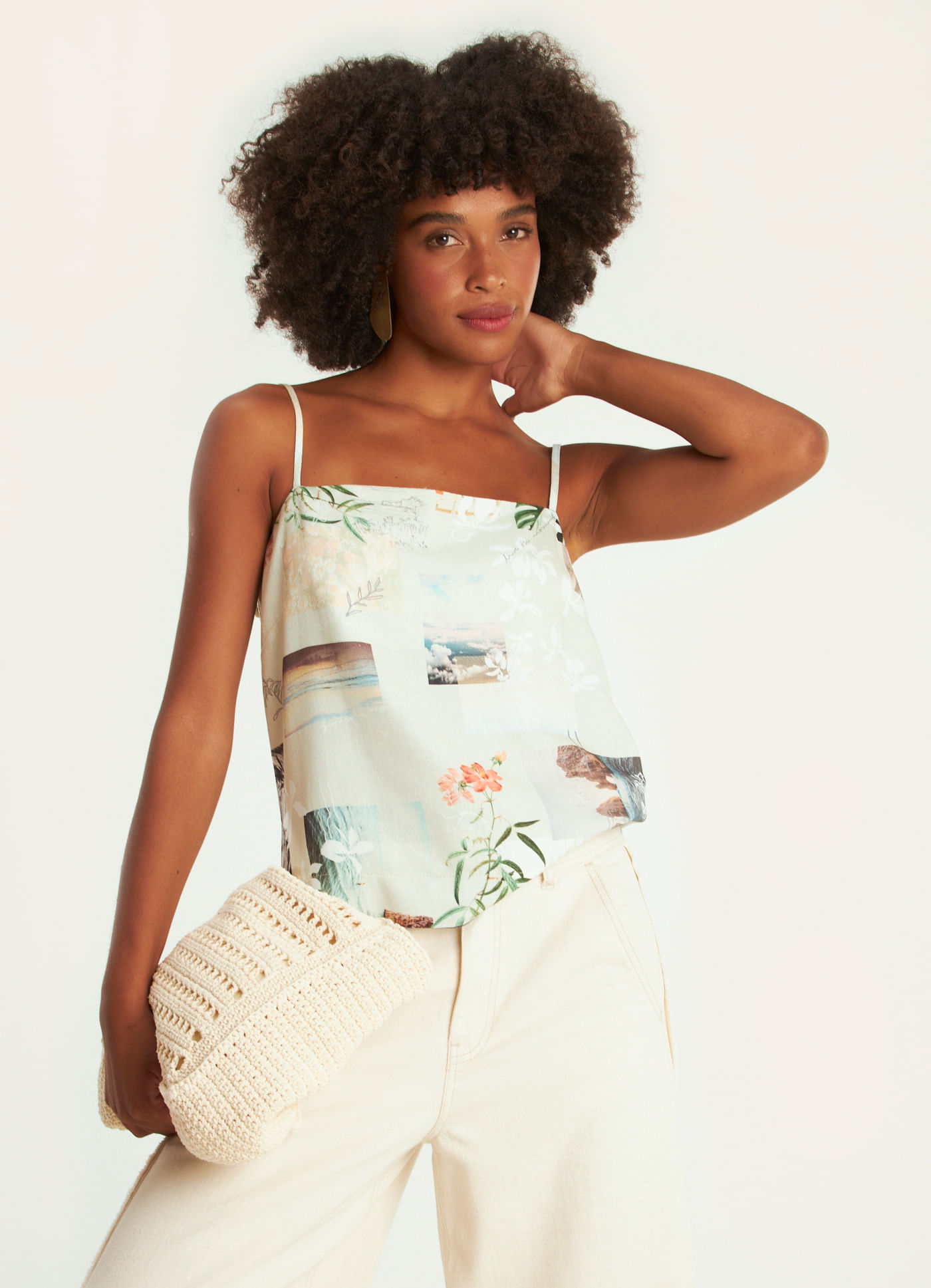 Blusa linho est album lab