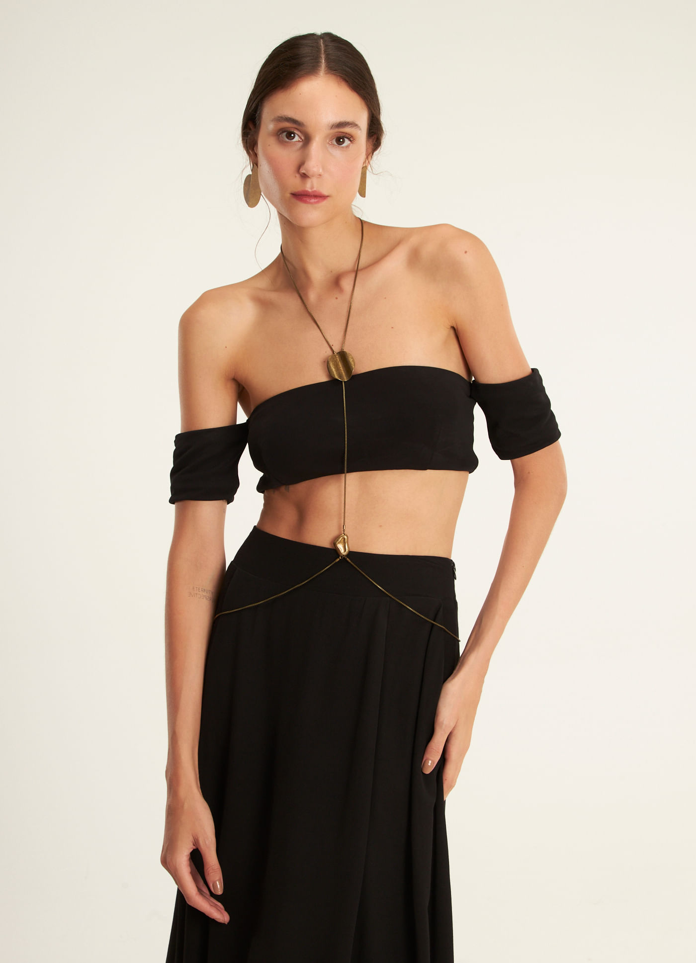 Top tarja jersey lab preto