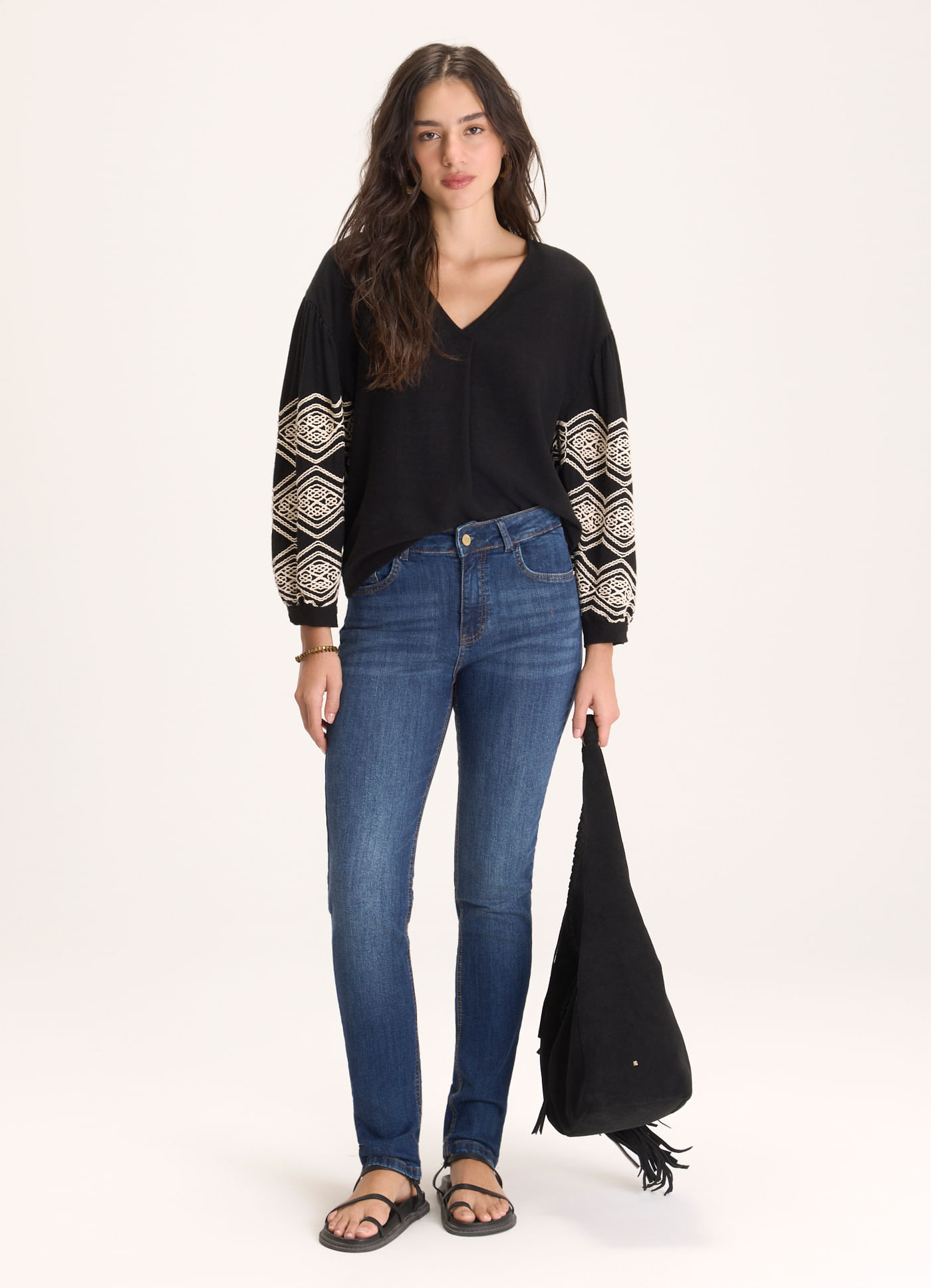 Calça skinny cantão 1967 jeans