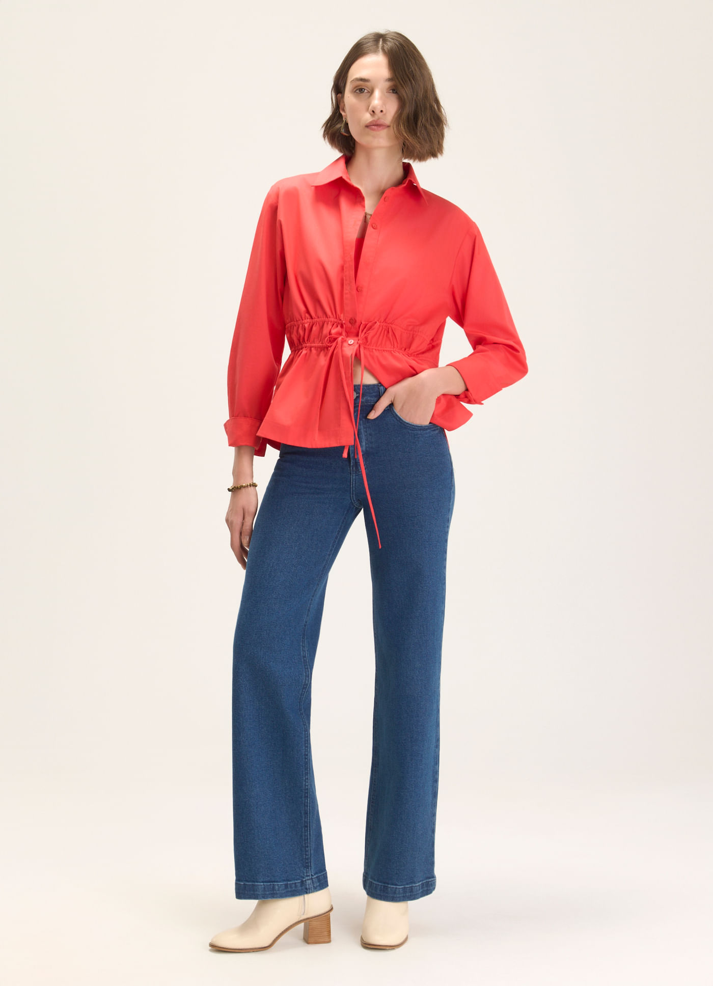 Calça super reta cantão 1967 jeans