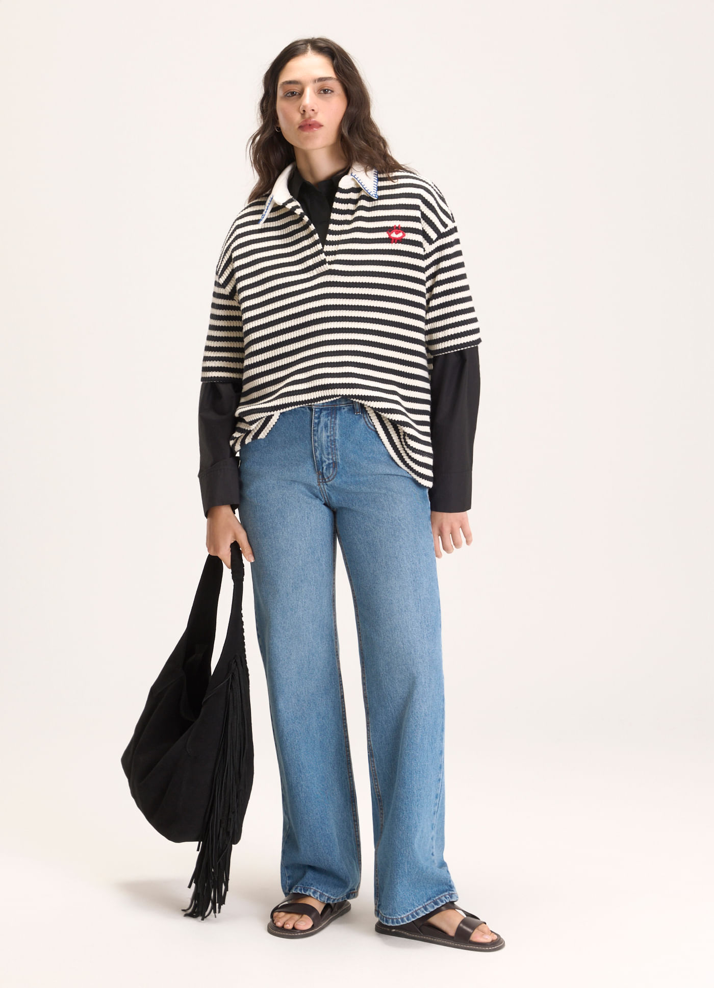 Calça reta epifania jeans