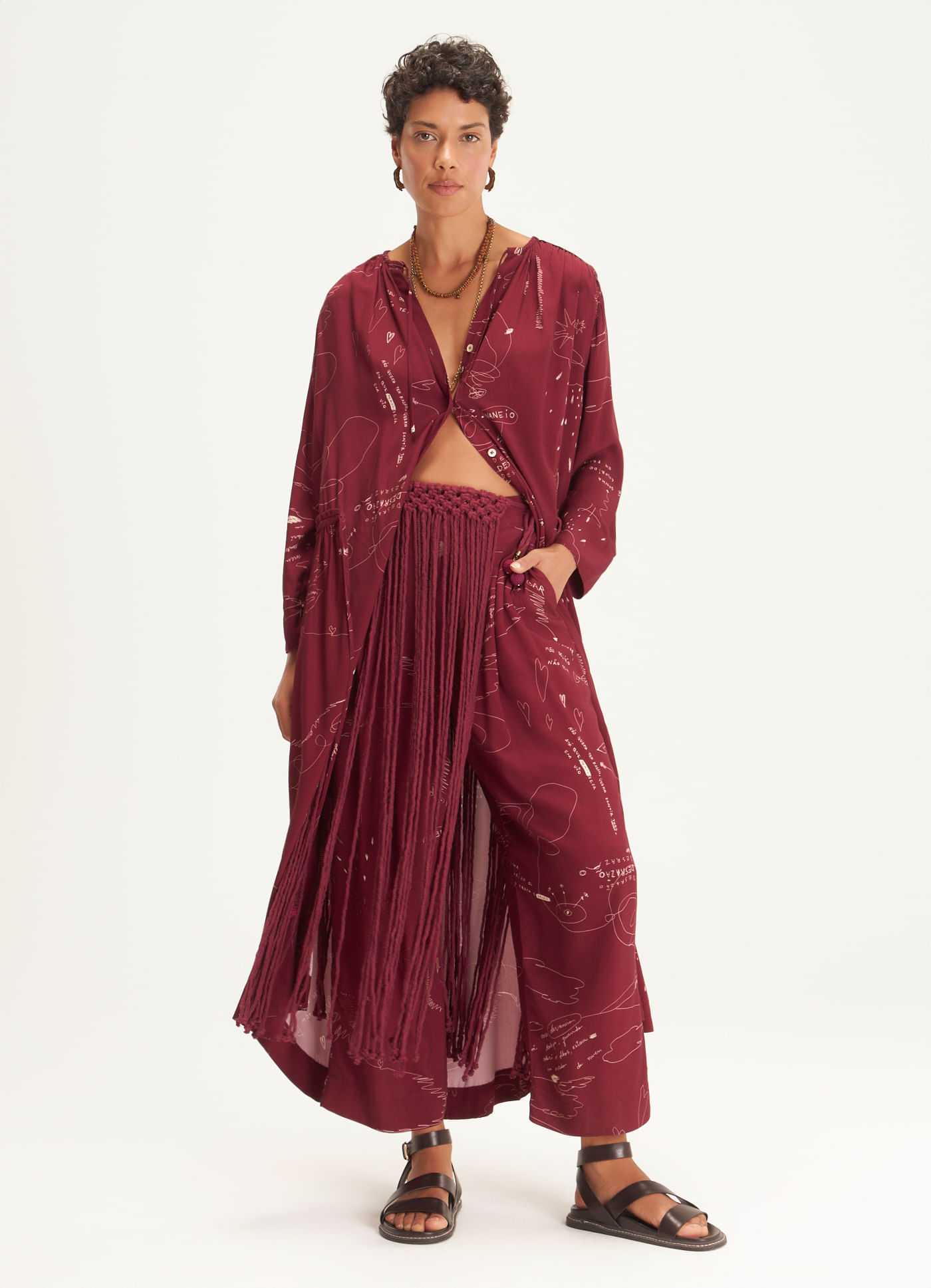 Calça estampada desrazão