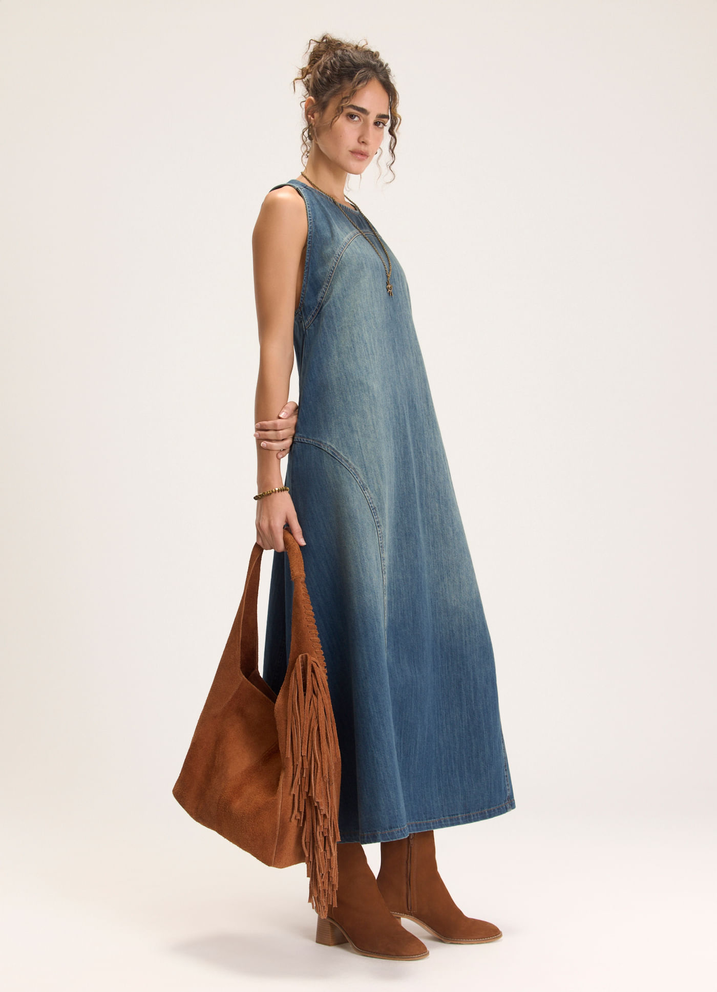 Vestido dirty jeans
