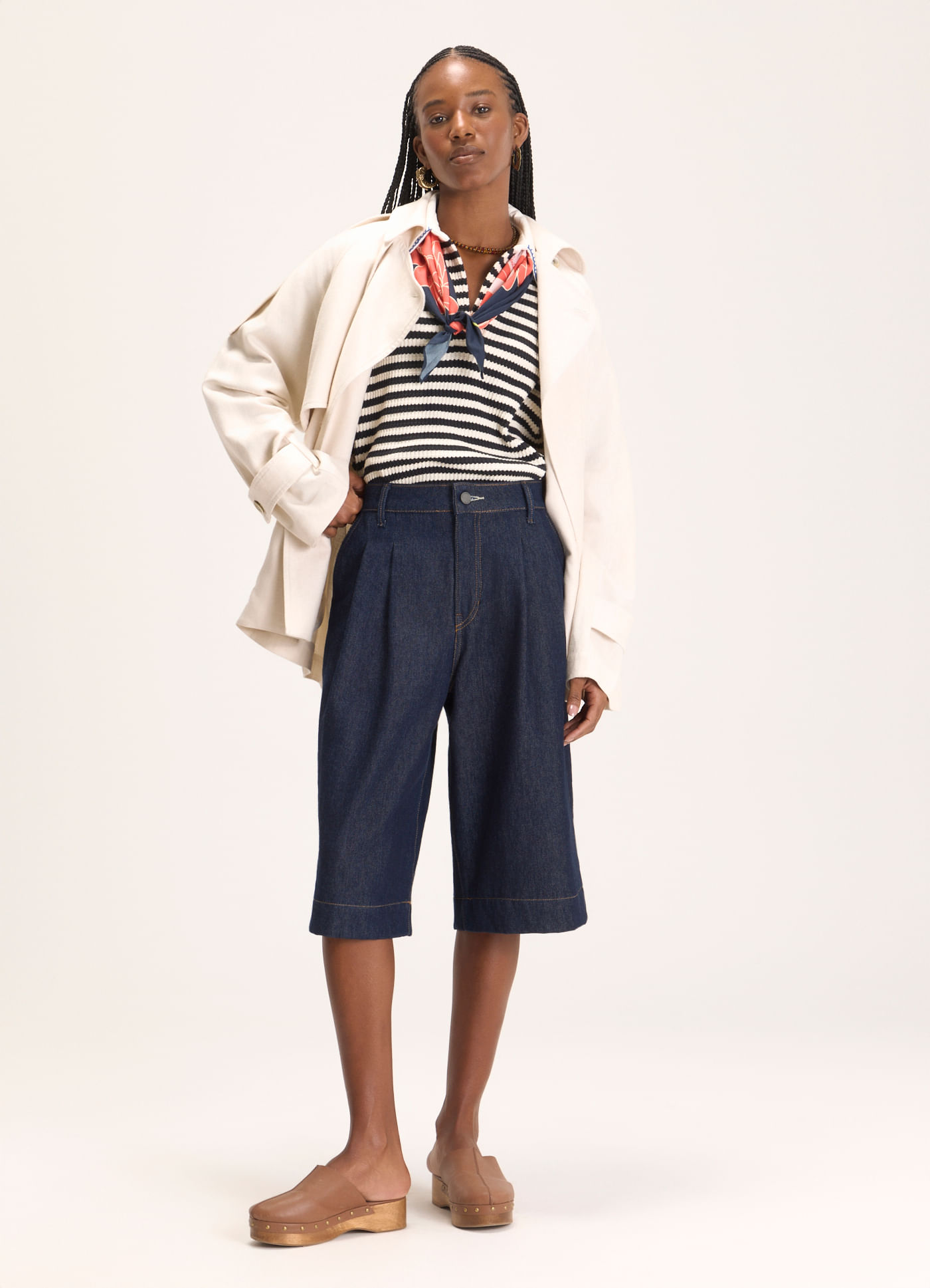 Calça cropped originals jeans