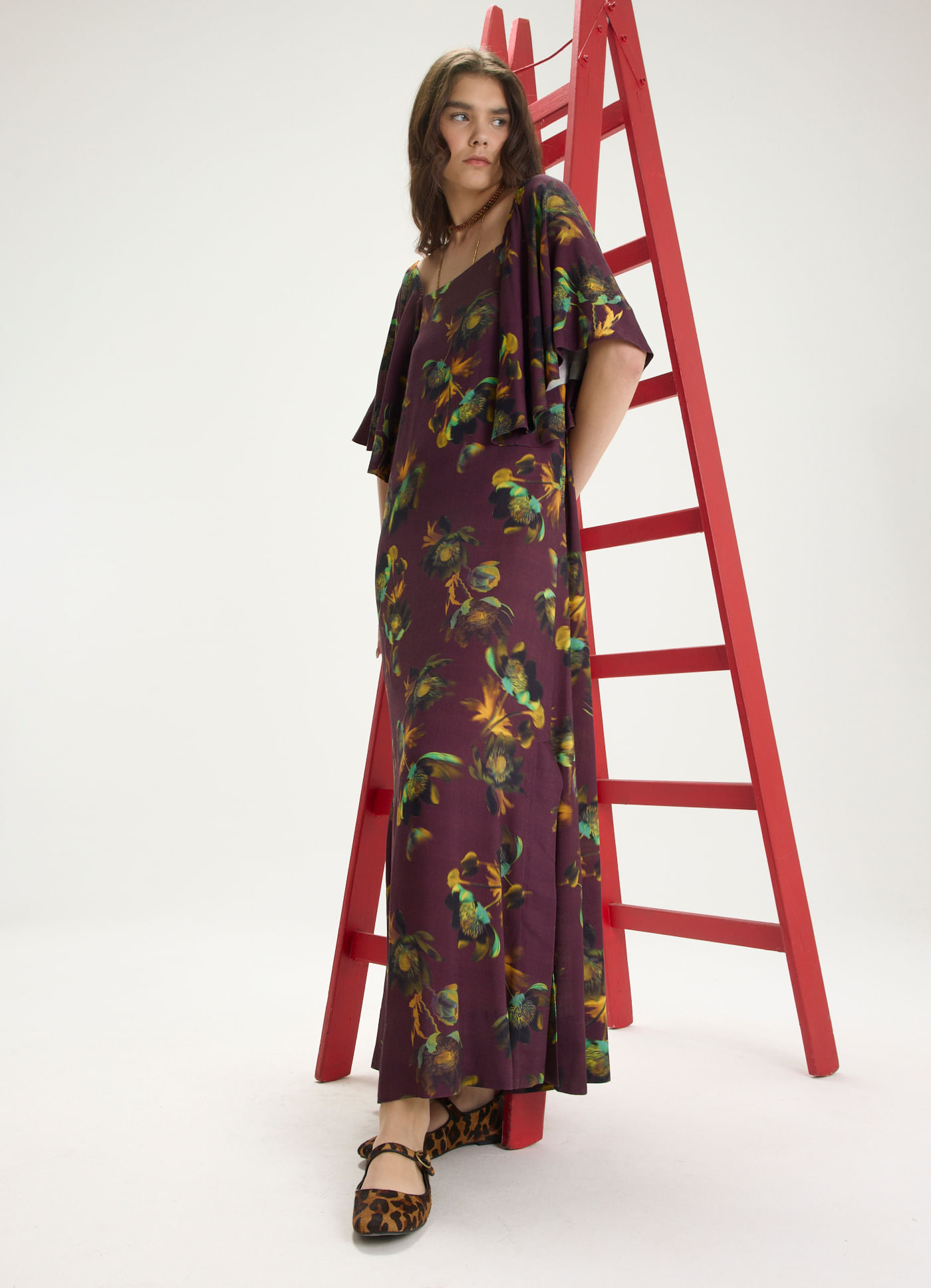 Vestido estampado lume
