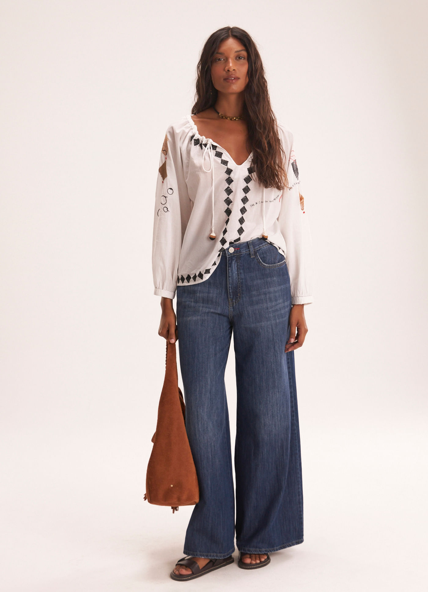 Calça new pantalona jeans