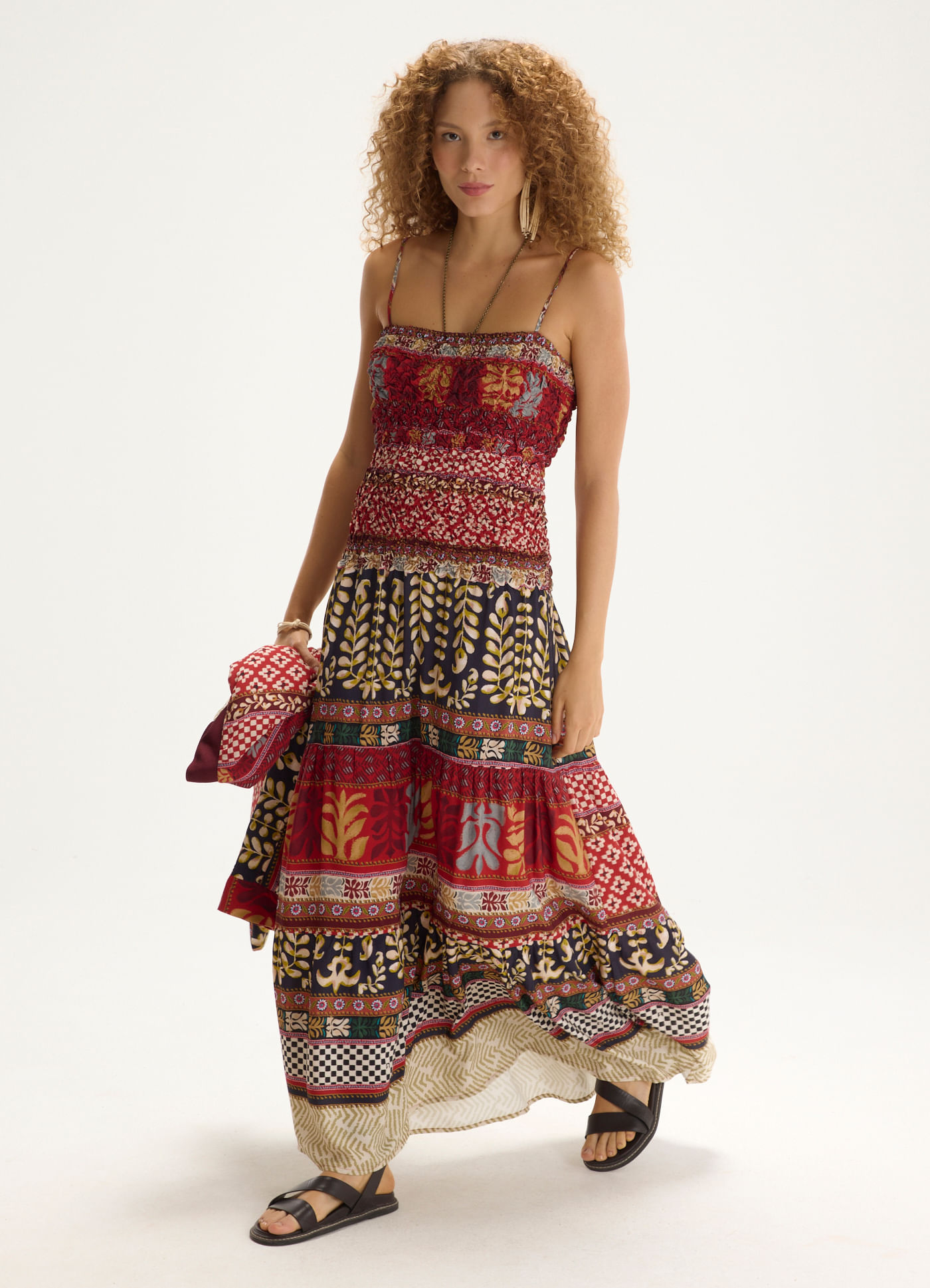 Vestido estampado ravena