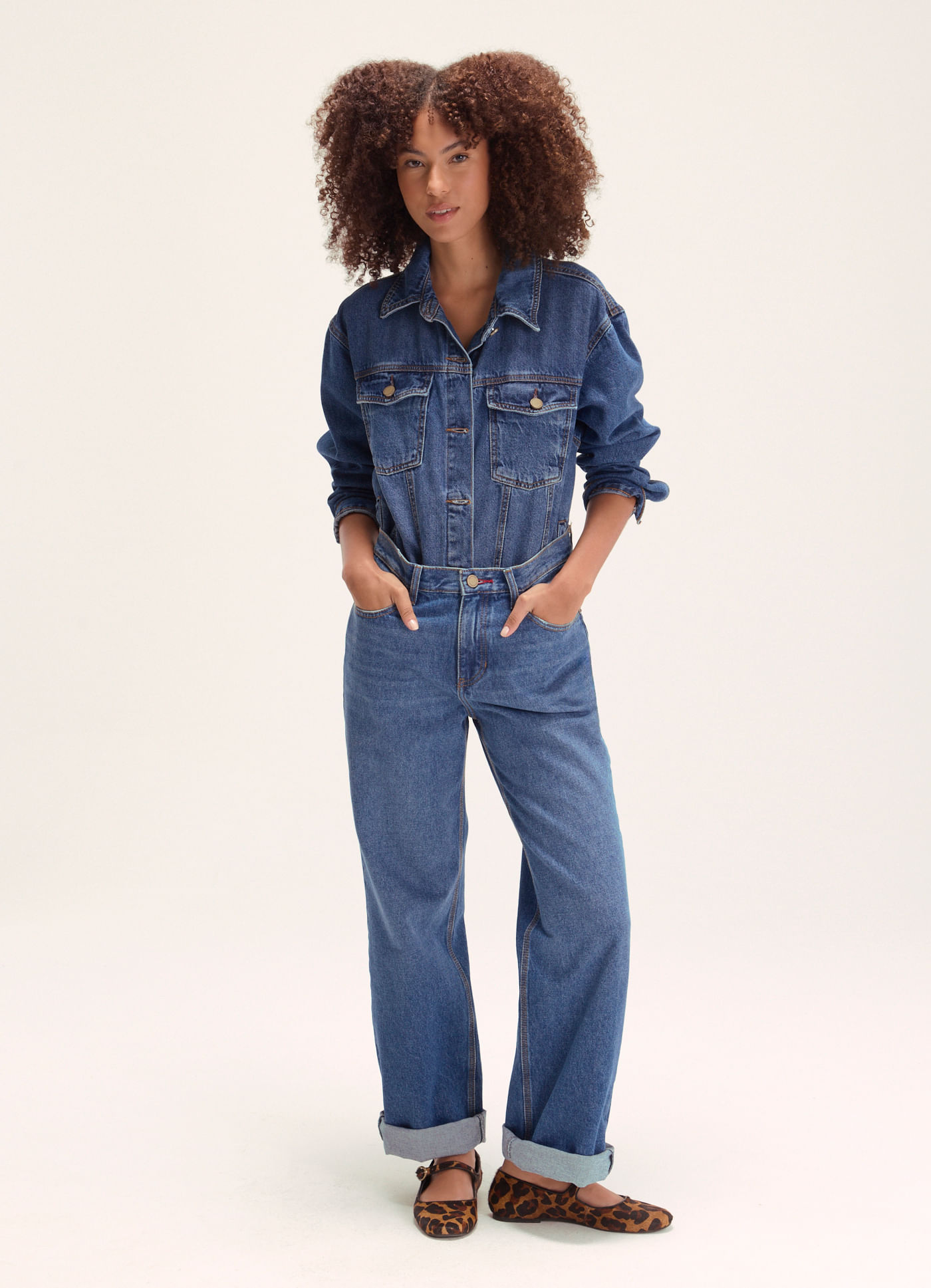 Calça reta liberdade jeans