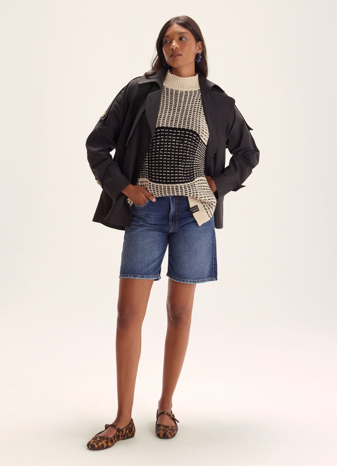 Bermuda classic blue jeans