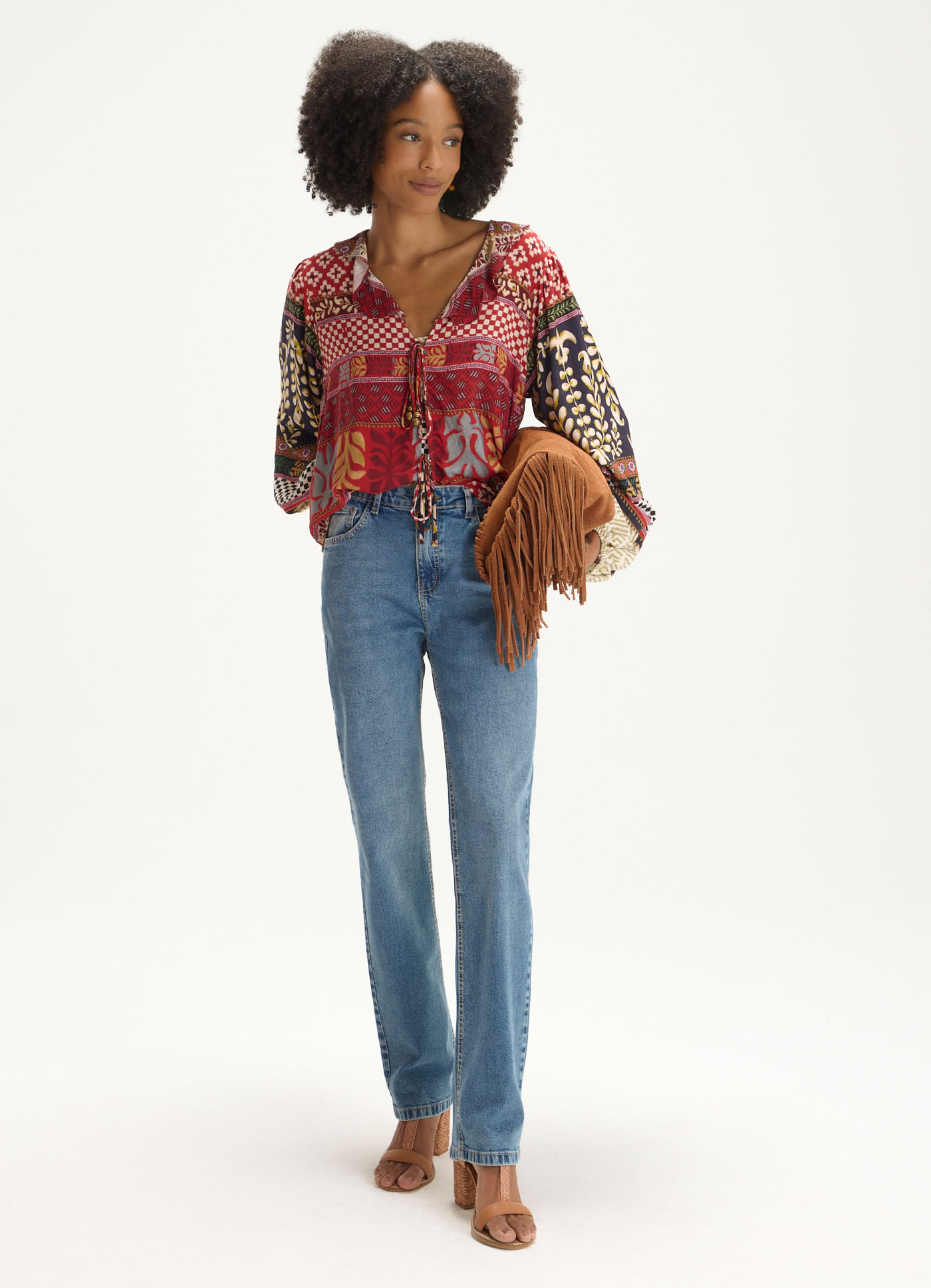 Calça reta fit comfy cantão 1967 jeans