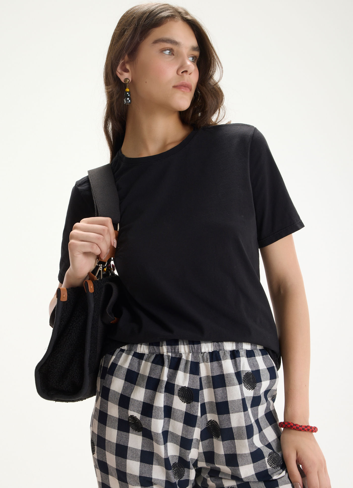 Blusa básica algodão classic preto