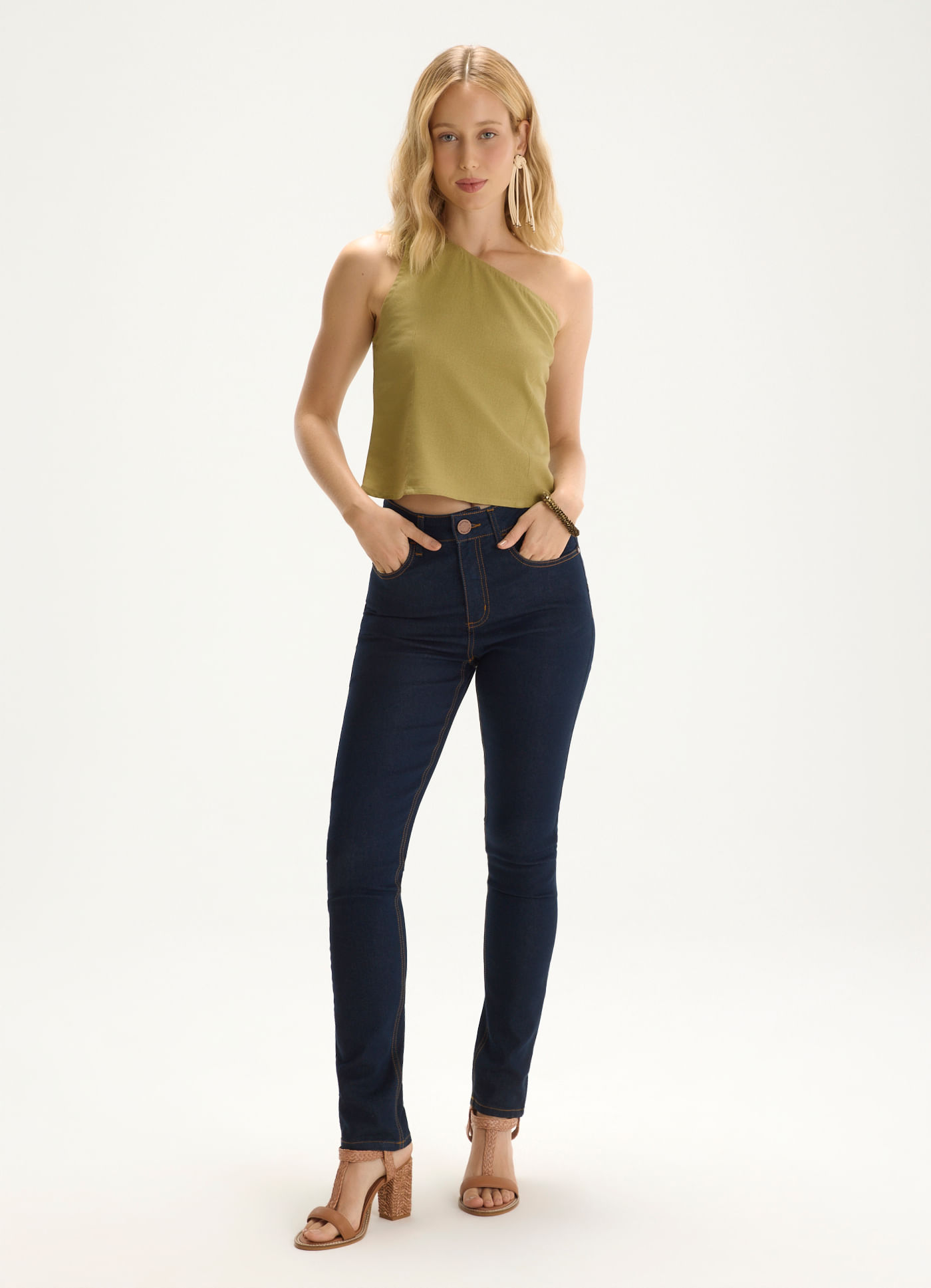 Calca jeans a skinny push up jeans