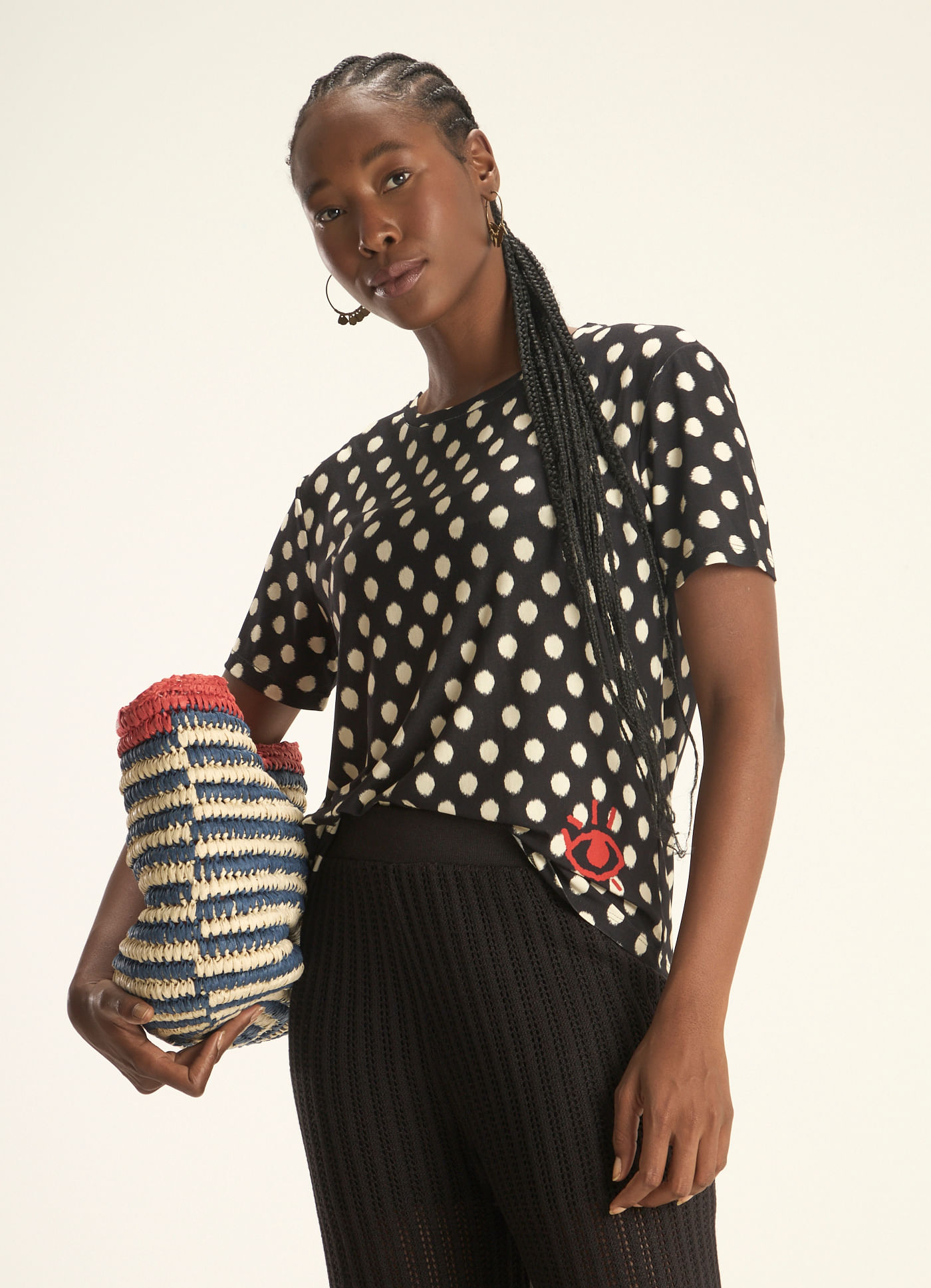 Blusa digital estampada mandin